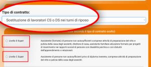 Sostituzione di lavoratore domestico